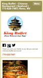 Mobile Screenshot of kingbuffetreno.com