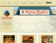 Tablet Screenshot of kingbuffetreno.com